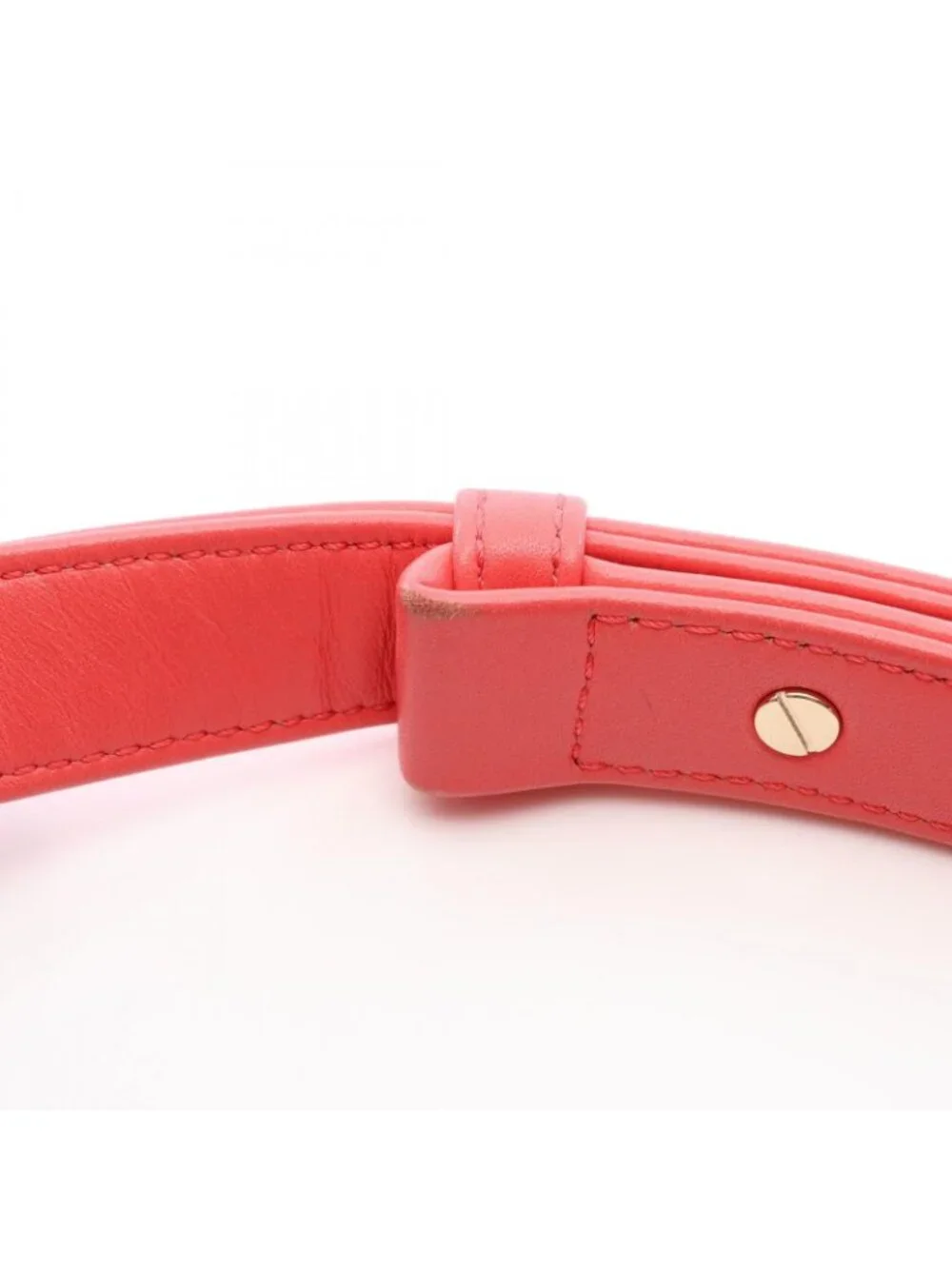 Chanel Shoulder Bag Boy Small Coral Pink White Fabric Leather Boy Stitch Pearl